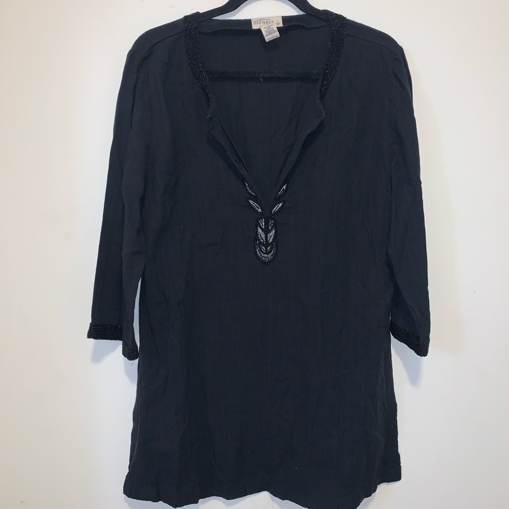 Beautiful beaded coverup dress